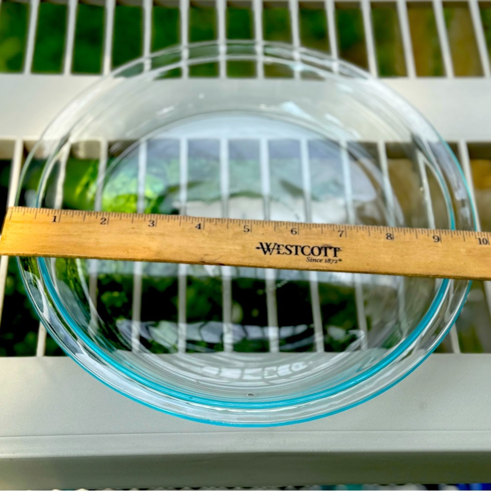 Pyrex Clear Glass Pie Dish